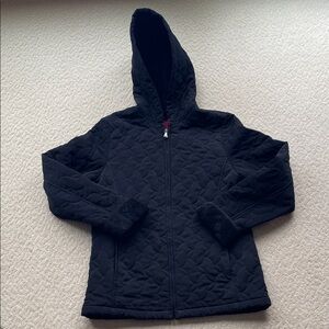 Esprit Black Quilted Coat Womens Small